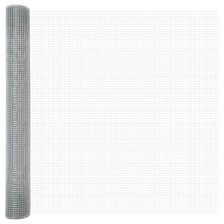 Gelaste draadhek Zilver 1.4 x 25 m