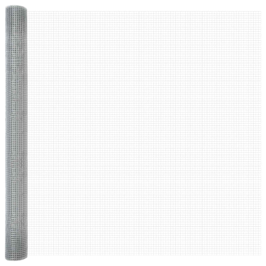 Gelaste draadhek Zilver 1.5 x 25 m