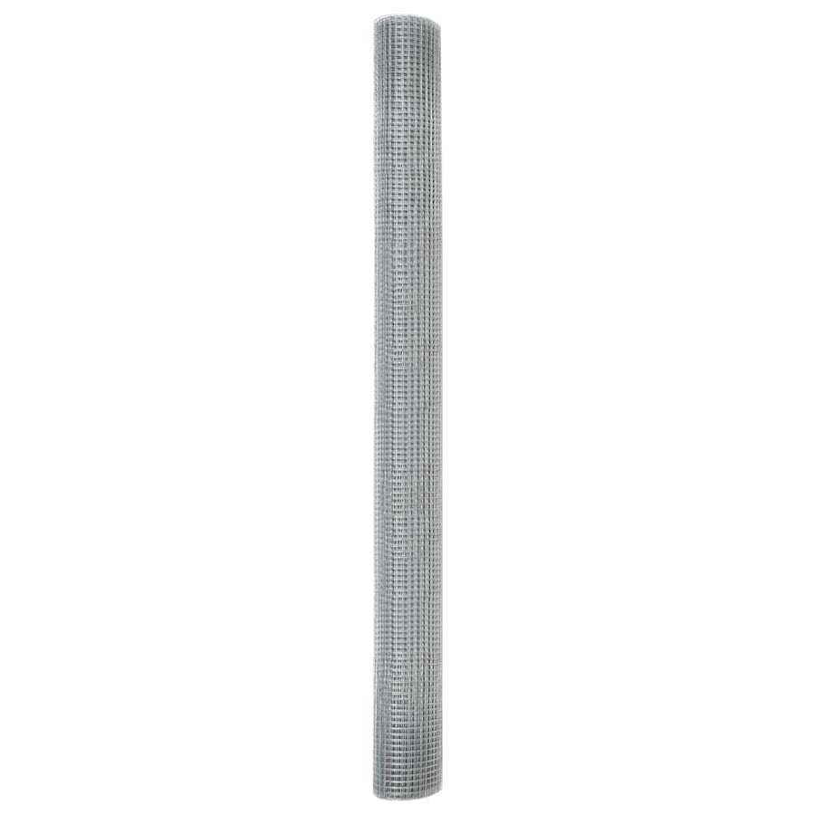 Gelaste draadhek Zilver 1.5 x 25 m
