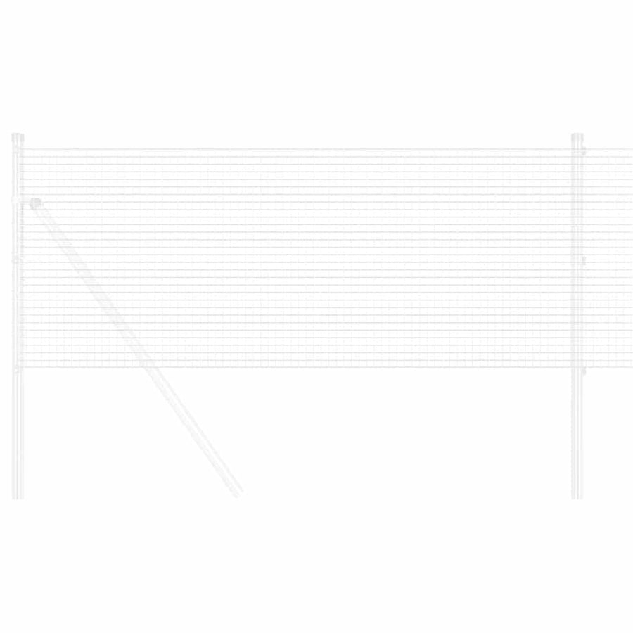 Gelaste draadhek Zilver 0.8 x 50 m