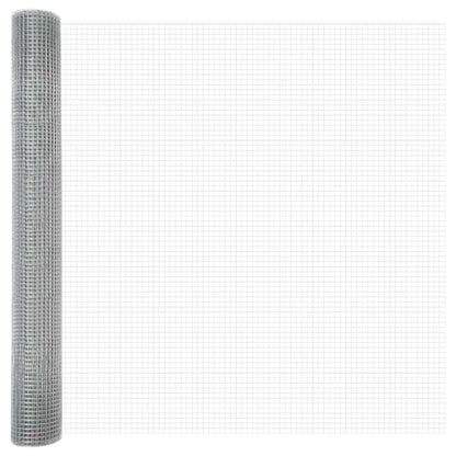 Gelaste draadhek Zilver 1.2 x 50 m