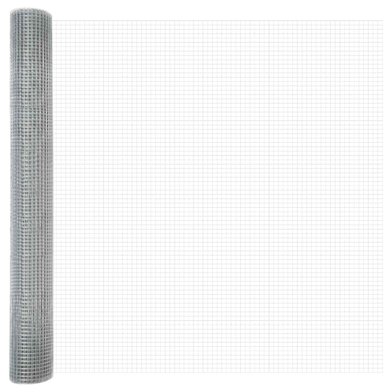 Gelaste draadhek Zilver 1.4 x 50 m