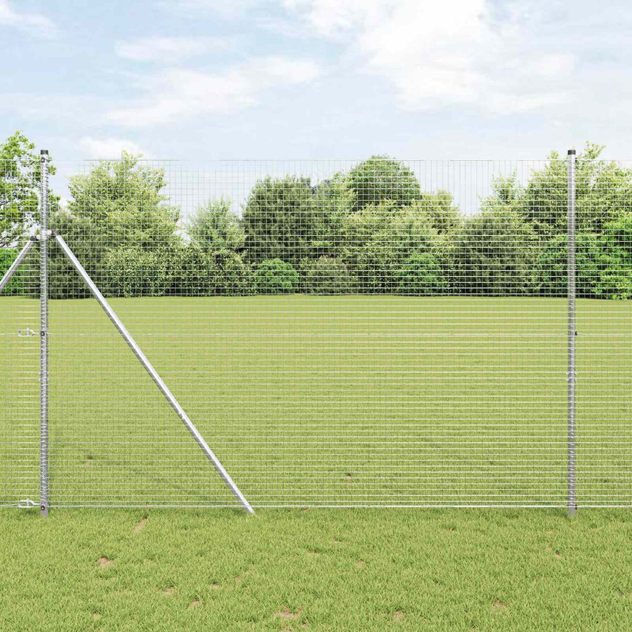 Gelaste draadhek Zilver 1.5 x 50 m