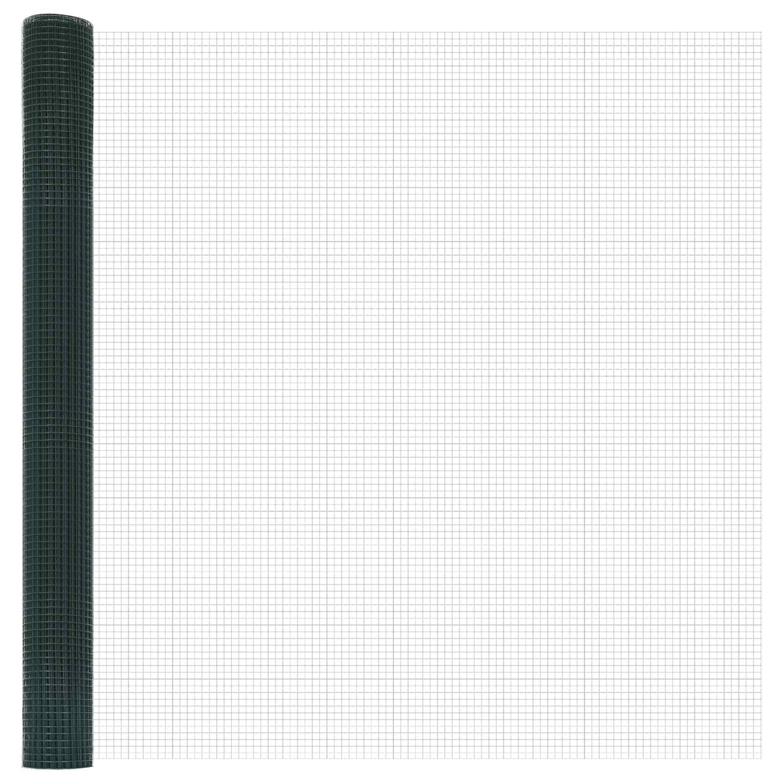 Gelaste draadhek Groen 1.6 x 10 m