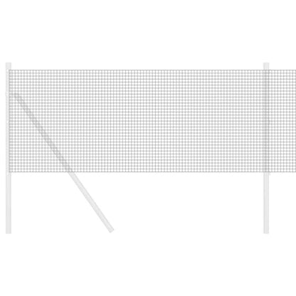 Gelaste draadhek Grijs 0.6 x 25 m