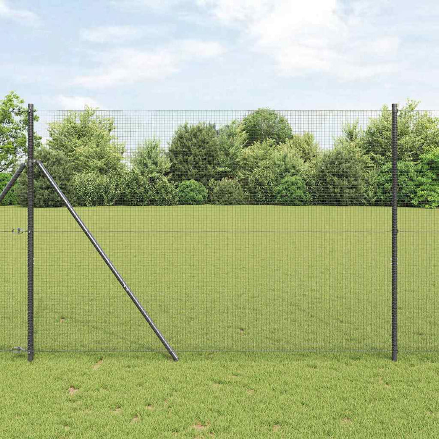 Gelaste draadhek Grijs 1.5 x 25 m