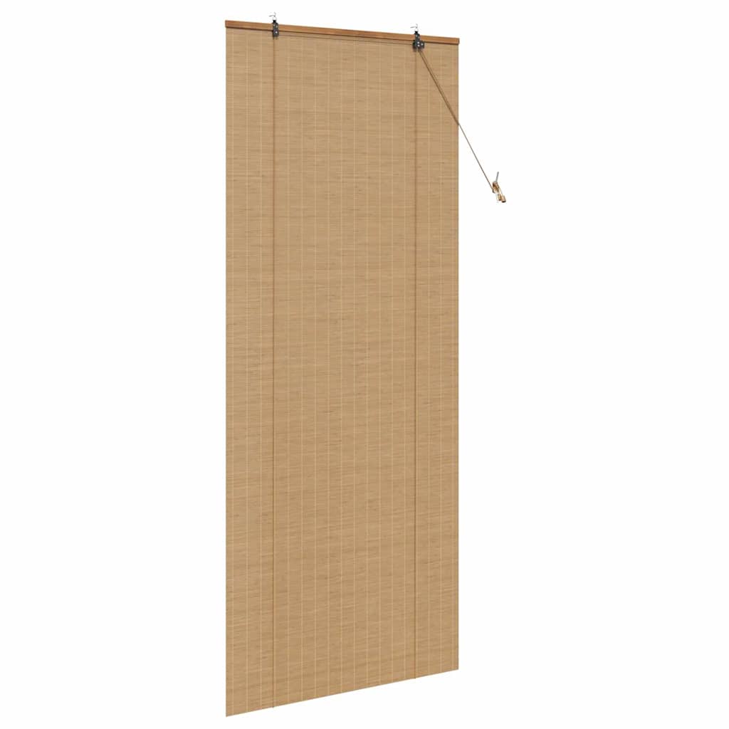 Rolgordijn Bruin 80 x 220 cm Bamboe