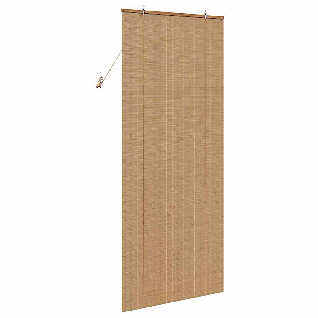 Rolgordijn Bruin 80 x 220 cm Bamboe