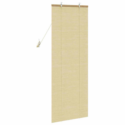 Raambuiten & Gordijnen met gordijnen Naturel 60 x 160 cm Bamboe
