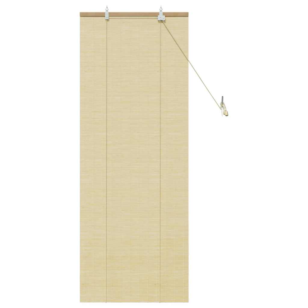 Raambuiten & Gordijnen met gordijnen Naturel 60 x 160 cm Bamboe