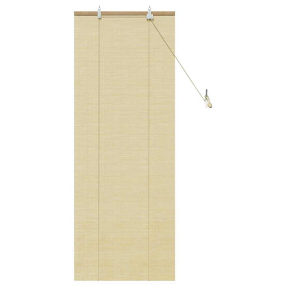 Raambuiten & Gordijnen met gordijnen Naturel 60 x 160 cm Bamboe