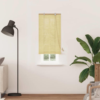 Raambuiten & Gordijnen met gordijnen Naturel 60 x 220 cm Bamboe