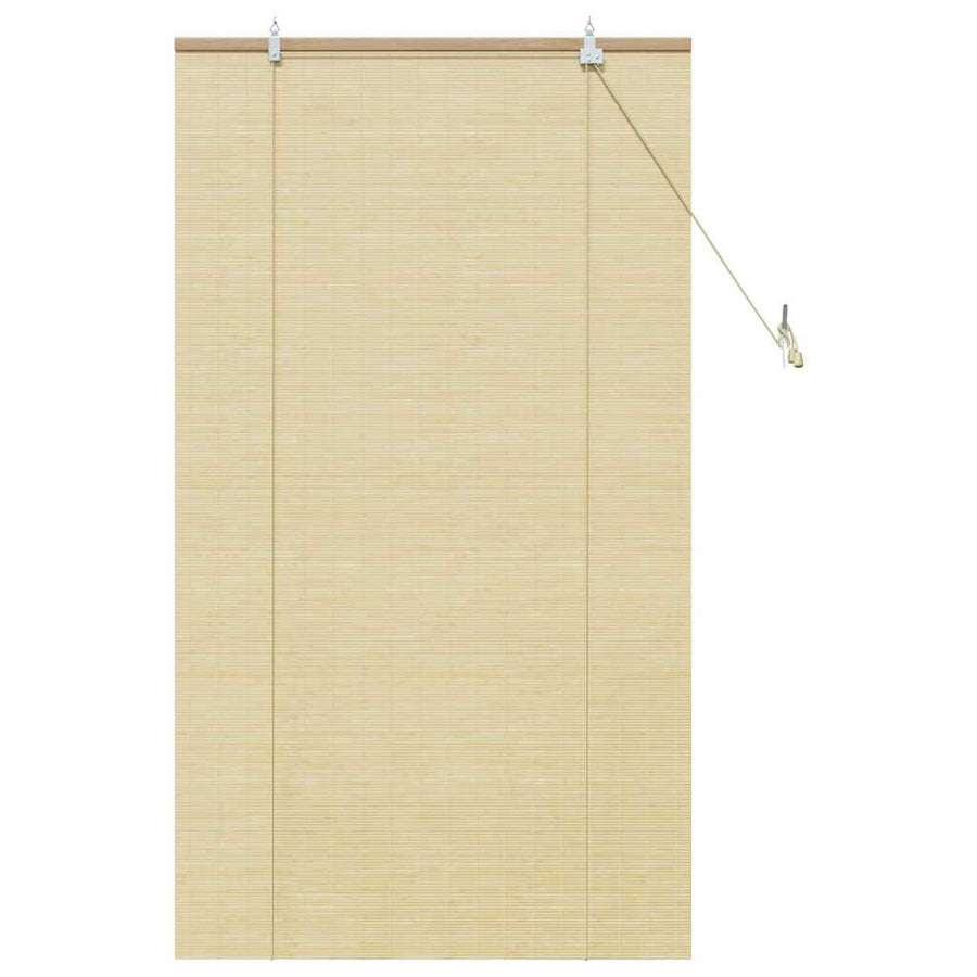 Raambuiten & Gordijnen met gordijnen Naturel 80 x 160 cm Bamboe