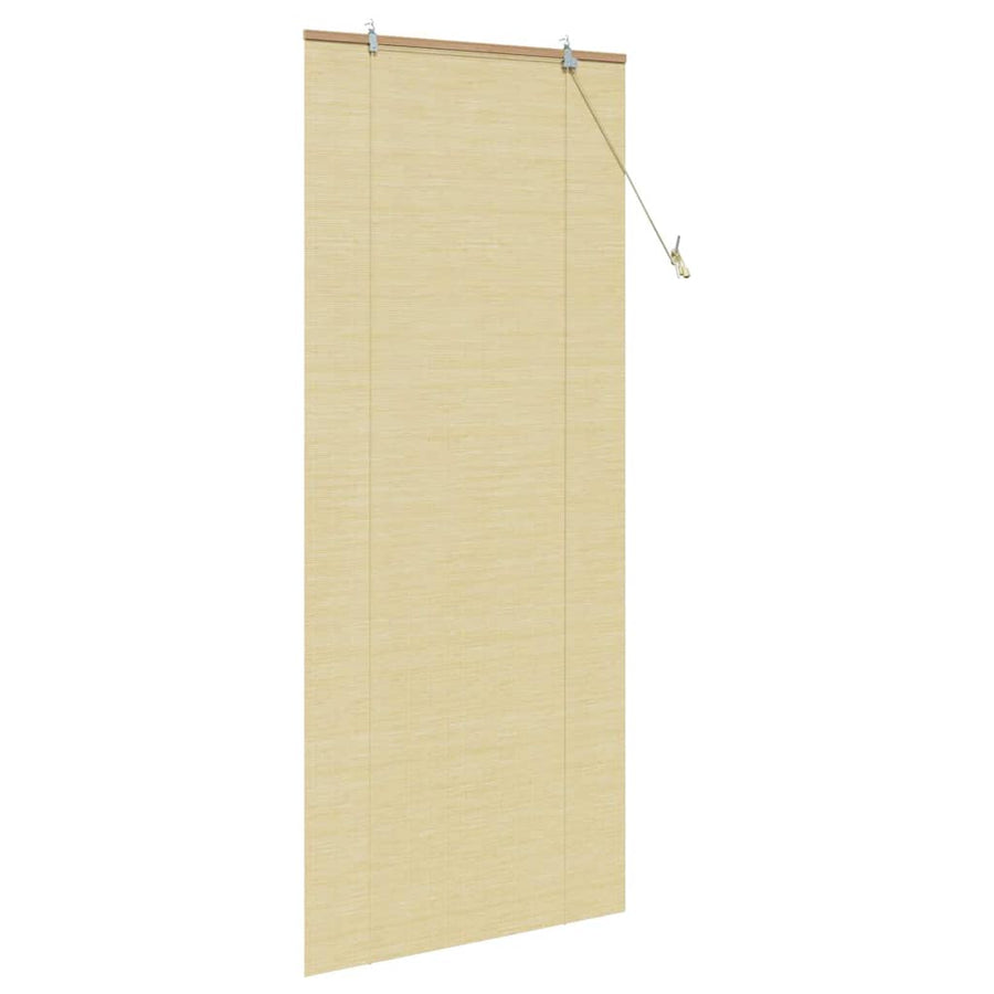 Raambuiten & Gordijnen met gordijnen Naturel 90 x 220 cm Bamboe