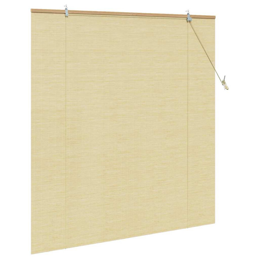 Raambuiten & Gordijnen Naturel 150 x 160 cm Bamboe