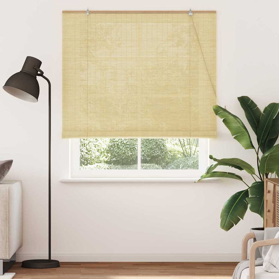 Raambuiten & Gordijnen Naturel 150 x 220 cm Bamboe