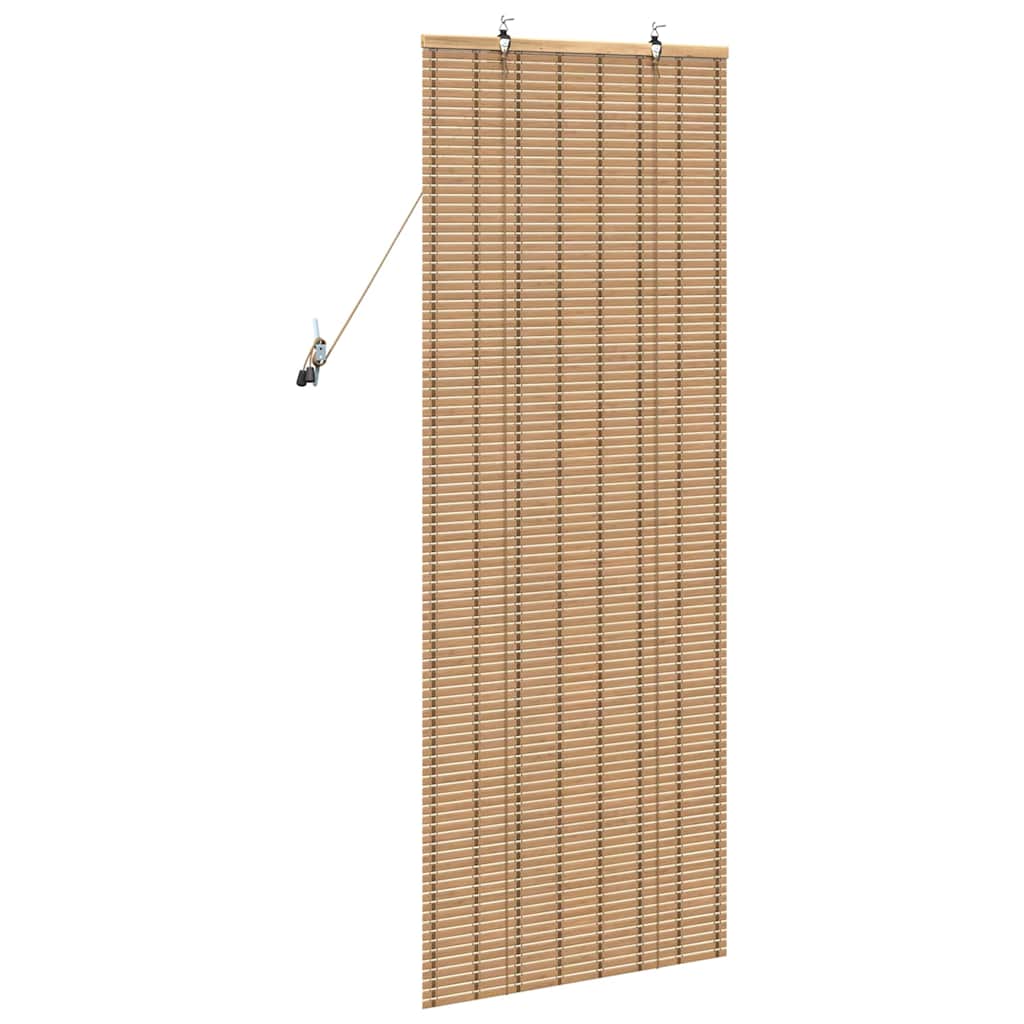 Raamrolgordijnen & Schaduwdoeken Licht Bruin 60 x 160 cm Bamboe