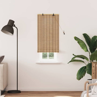 Rolgordijn met gordijnen Natuur 60 x 220 cm Bamboe