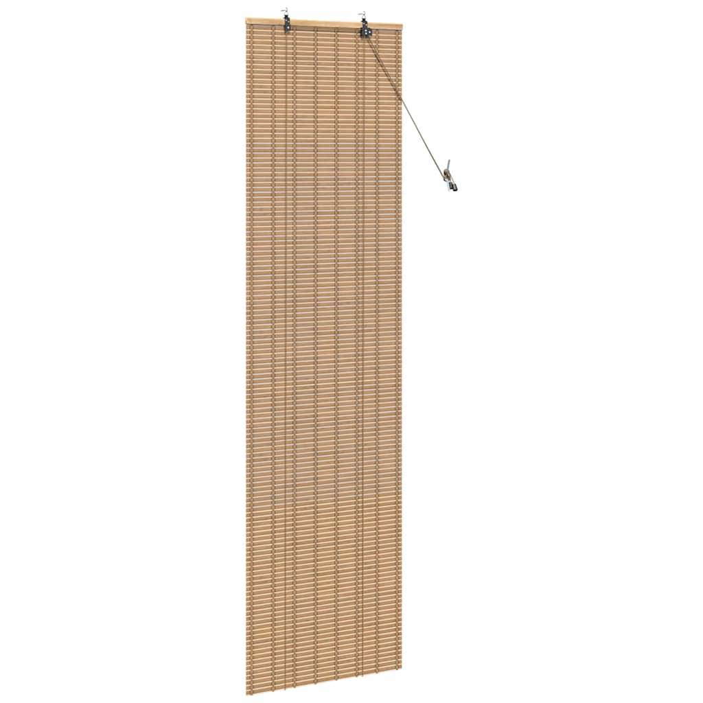 Rolgordijn met gordijnen Natuur 60 x 220 cm Bamboe