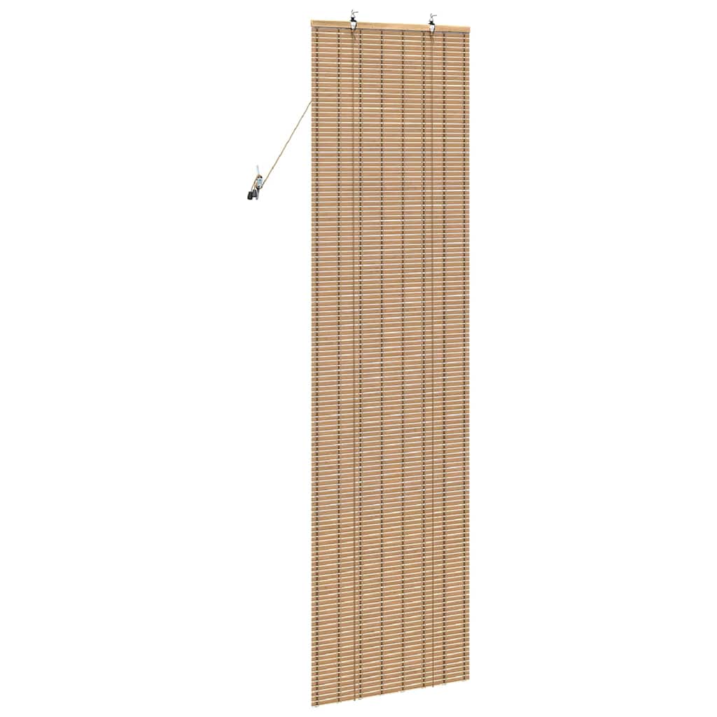 Rolgordijn met gordijnen Natuur 60 x 220 cm Bamboe