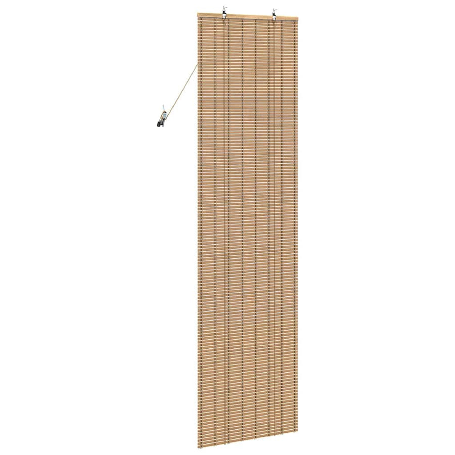 Rolgordijn met gordijnen Natuur 60 x 220 cm Bamboe