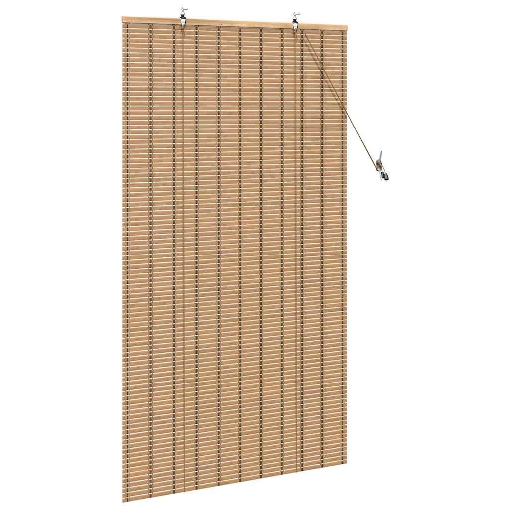 Raamrolgordijnen & Schaduwdoeken Licht Bruin 60 x 160 cm Bamboe