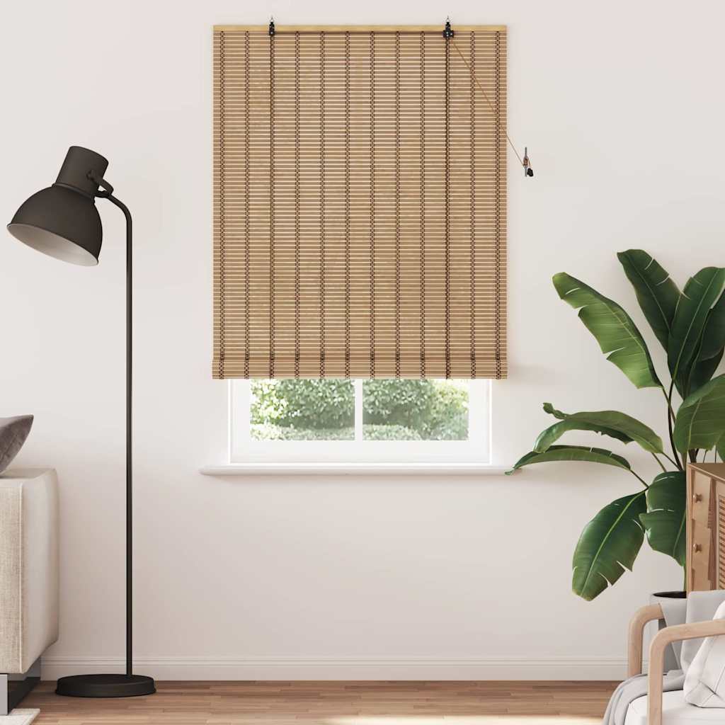 Raamrolgordijnen & Schaduwdoeken Licht Bruin 120 x 220 cm