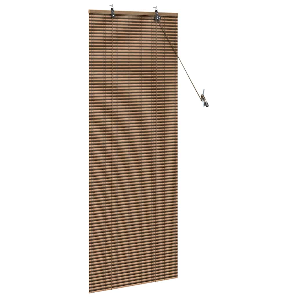 Raambuiten & Gordijnen met gordijnen Bruin 60 x 160 cm Bamboe