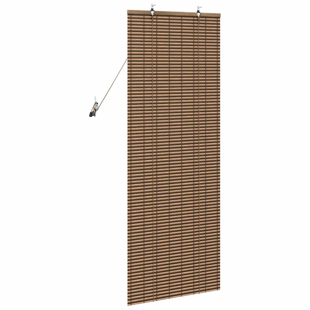 Raambuiten & Gordijnen met gordijnen Bruin 60 x 160 cm Bamboe