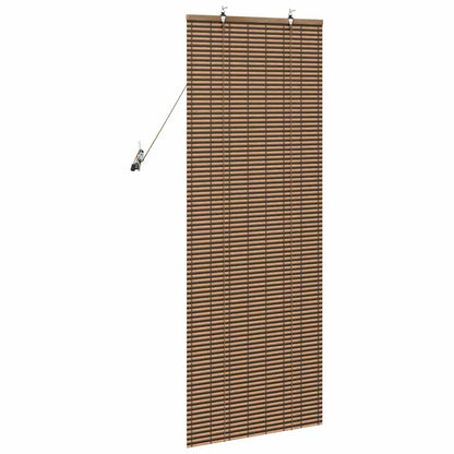 Raambuiten & Gordijnen met gordijnen Bruin 60 x 160 cm Bamboe