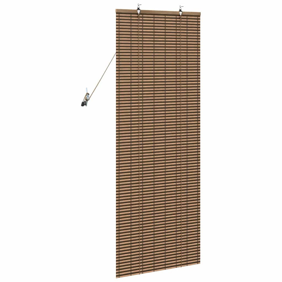 Raambuiten & Gordijnen met gordijnen Bruin 60 x 160 cm Bamboe