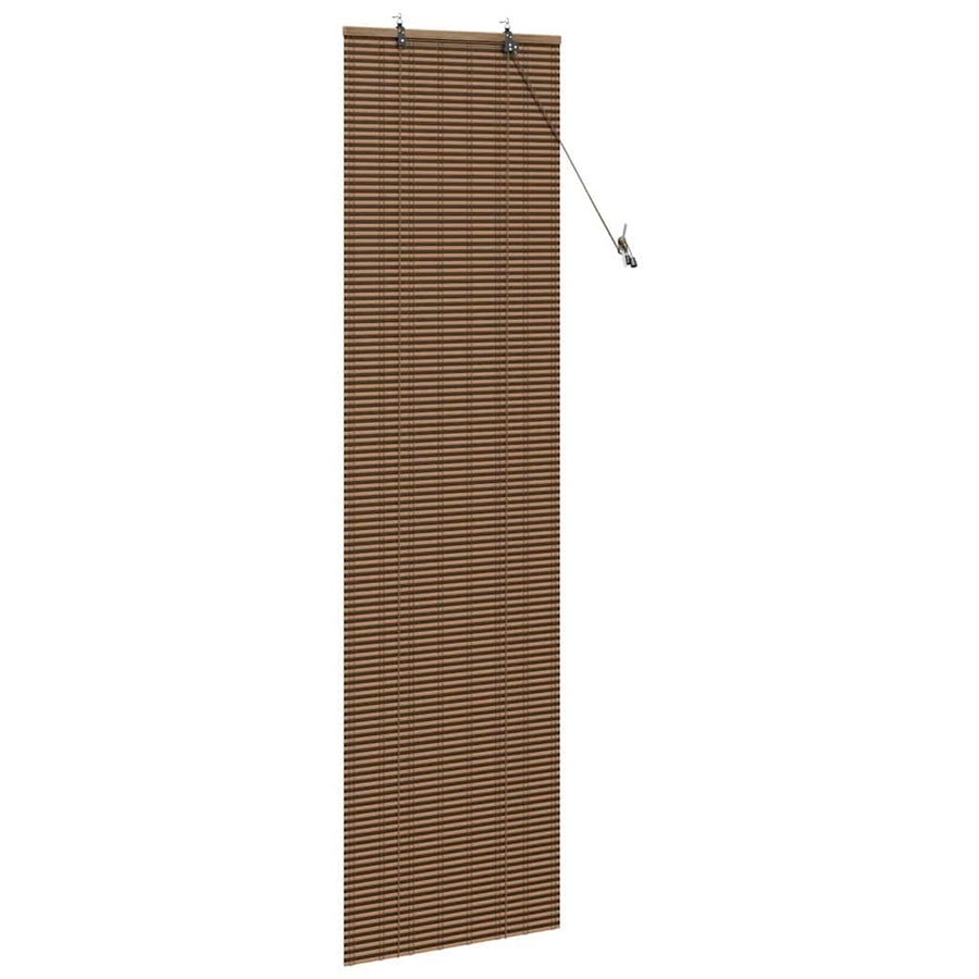 Raambuiten & Gordijnen met gordijnen Bruin 60 x 160 cm Bamboe