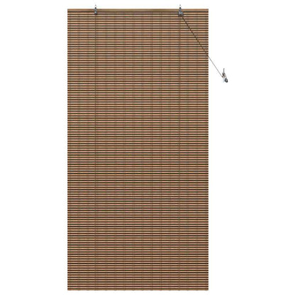 Raambuiten & Gordijnen met gordijnen Bruin 110 x 220 cm Bamboe