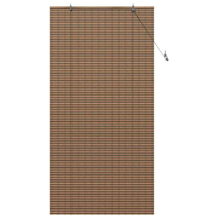 Raambuiten & Gordijnen met gordijnen Bruin 110 x 220 cm Bamboe