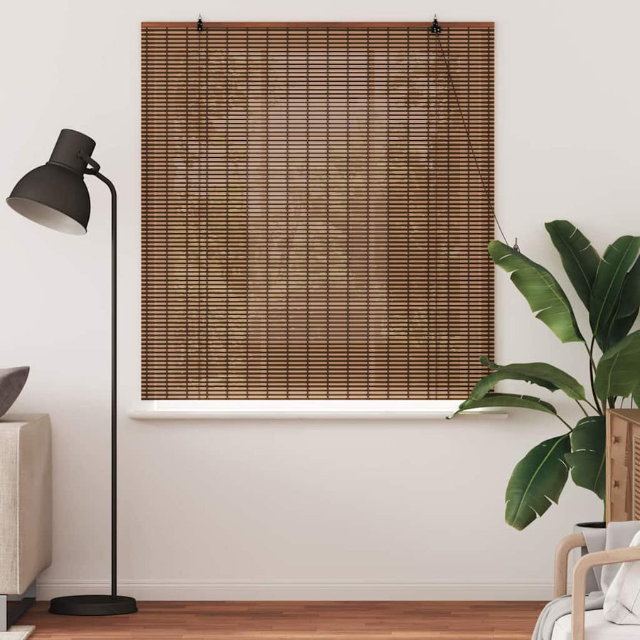 Rolgordijn Bruin 150 x 160 cm Bamboe