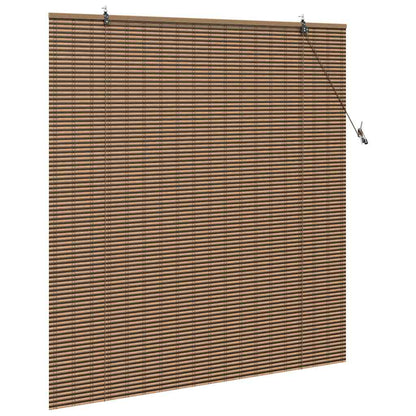 Raambuiten & Gordijnen met gordijnen Bruin 150 x 160 cm Bamboe