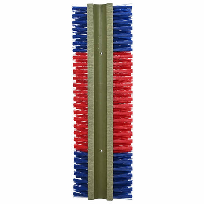 Vee borstels Rood en blauw 20 x 9 x 50 cm Kunststof en Staal