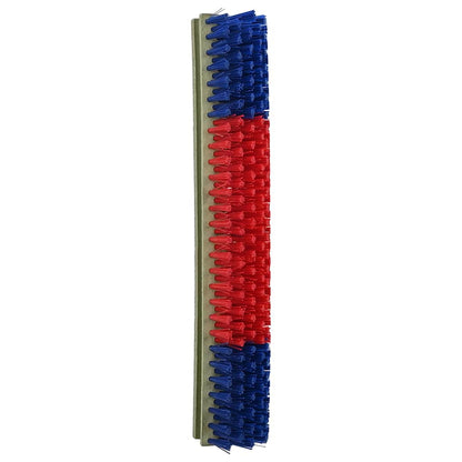 Vee borstels Rood en blauw 20 x 9 x 50 cm Kunststof en Staal