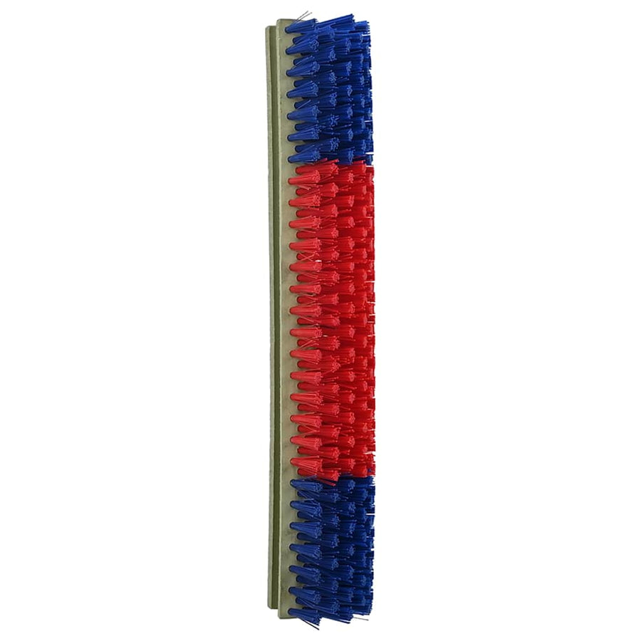 Vee borstels Rood en blauw 20 x 9 x 50 cm Kunststof en Staal