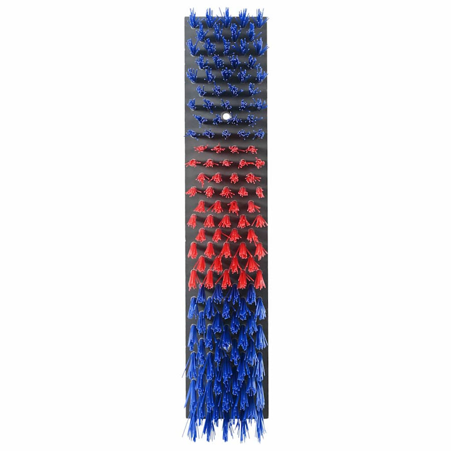 Vee borstels Rood en blauw 50 x 10 x 6.5 cm Kunststof en Staal