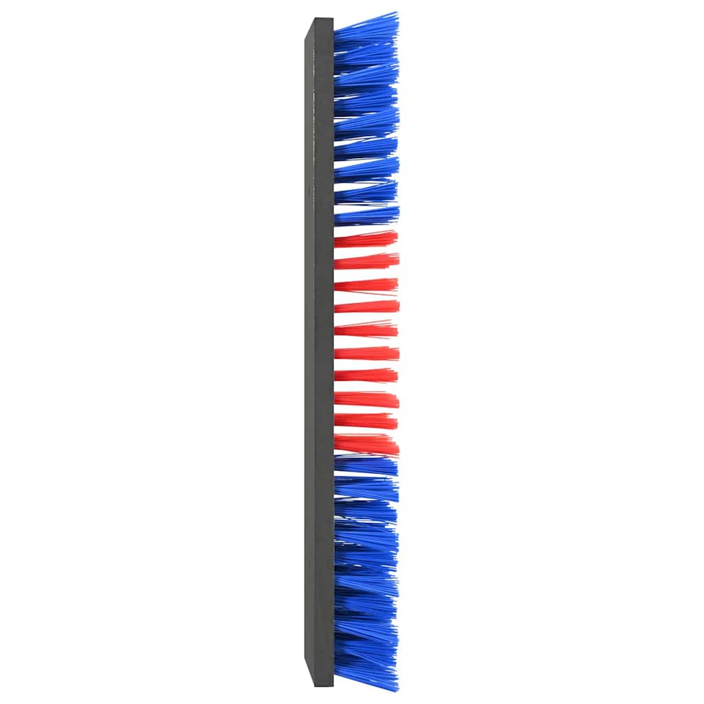 Vee borstels Rood en blauw 50 x 10 x 6.5 cm Kunststof en Staal