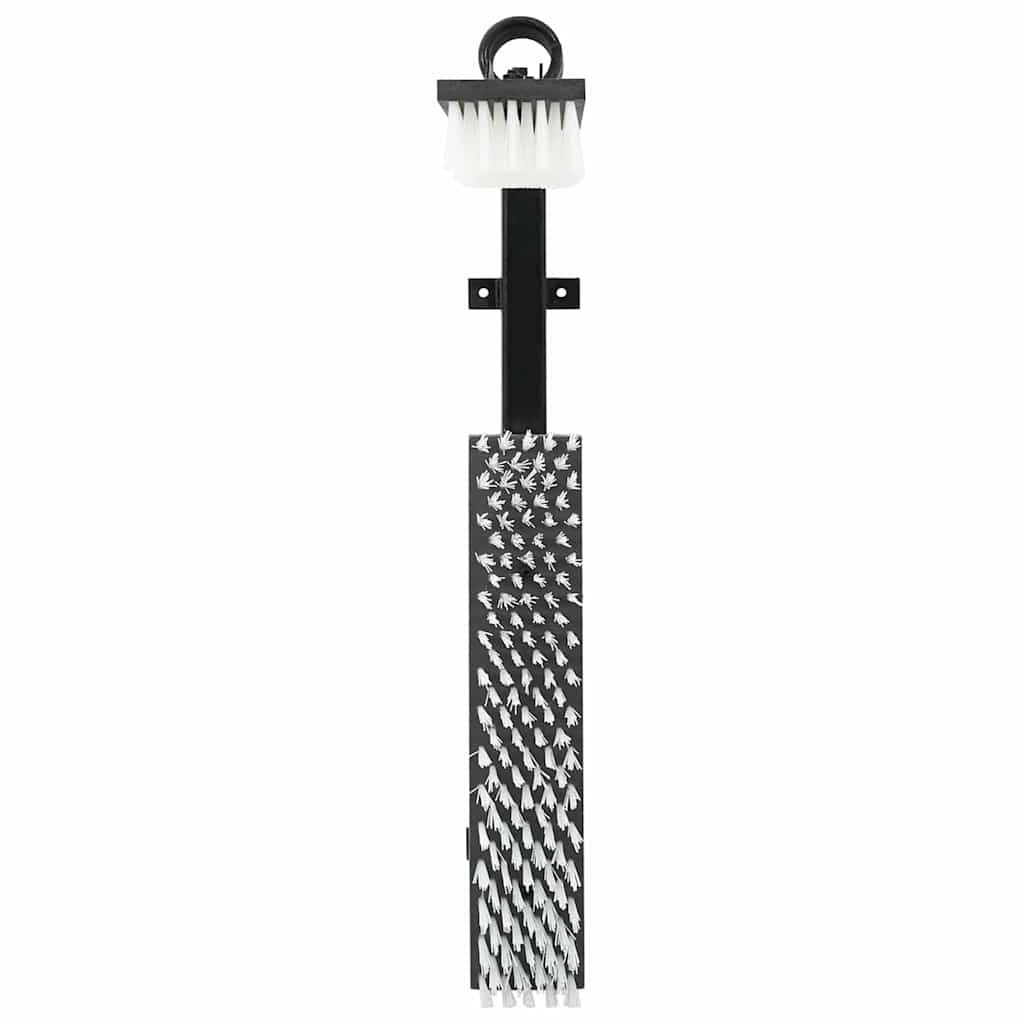 Vee borstels Verstelbaar Zwart en Wit 84 x 10 x 91 cm PVC