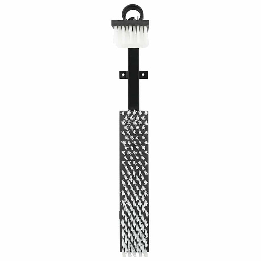 Vee borstels Verstelbaar Zwart en Wit 84 x 10 x 91 cm PVC