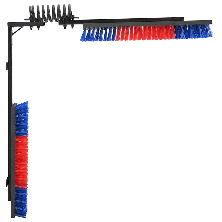 Vee borstels Verstelbaar Rood en blauw 84 x 10 x 91 cm PVC