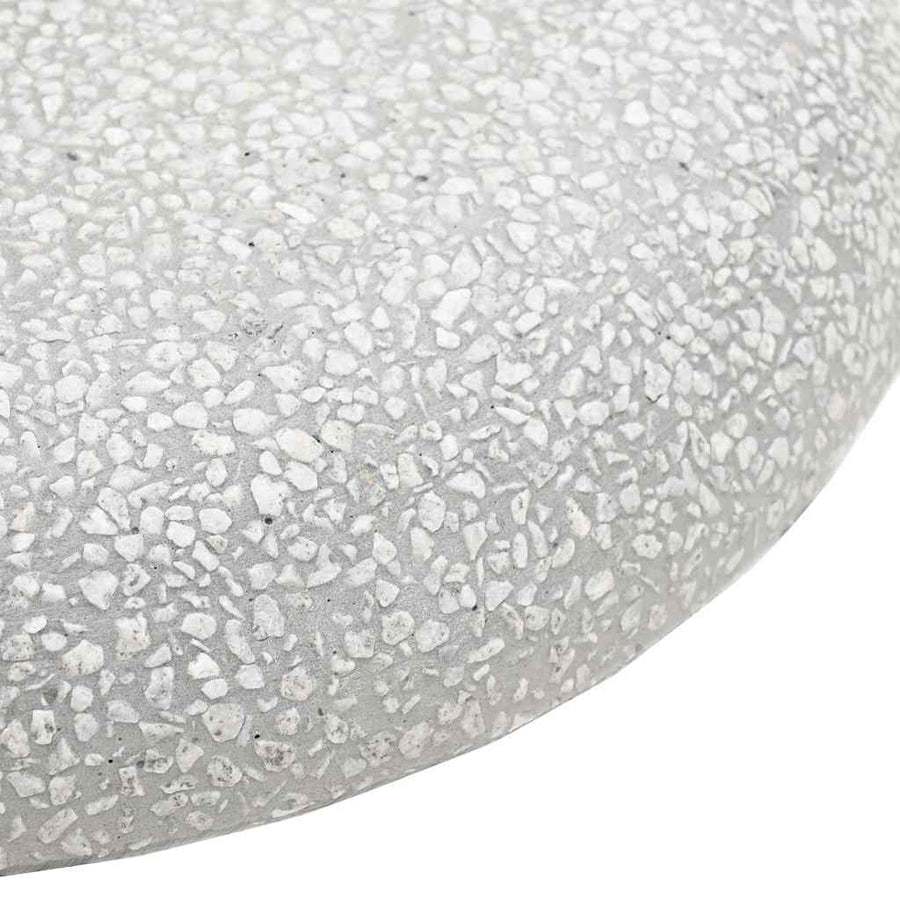 Parasolvoet Lichtgrijs Ø 45 X 33 Cm Betonkleurig Lichtgrijze steen zonder wielen