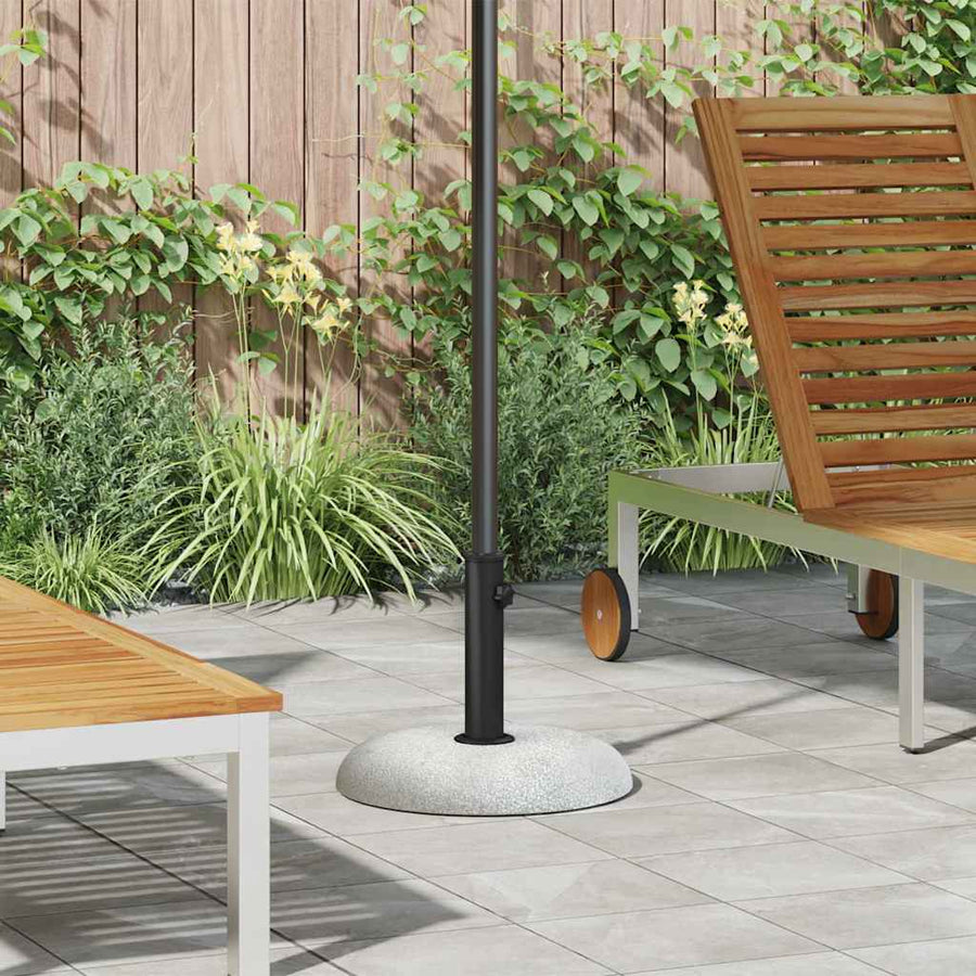 Parasolvoet Lichtgrijs Ø 45 X 33 Cm Betonkleurig Lichtgrijze steen zonder wielen