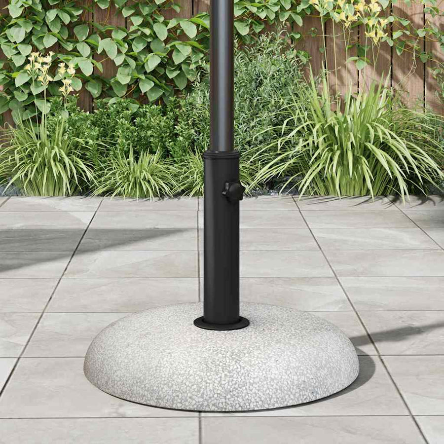 Parasolvoet Lichtgrijs Ø 45 X 33 Cm Betonkleurig Lichtgrijze steen zonder wielen