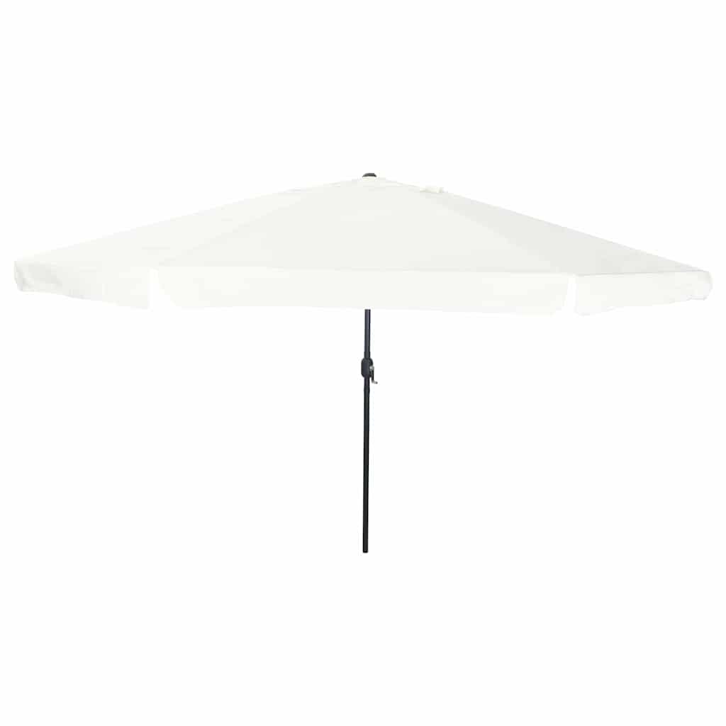 Tuinparasol 395 X 395 X 245 Cm Polyester En Staal Zand