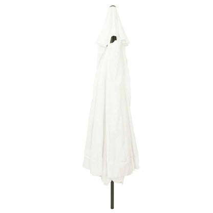 Tuinparasol 395 X 395 X 245 Cm Polyester En Staal Zand