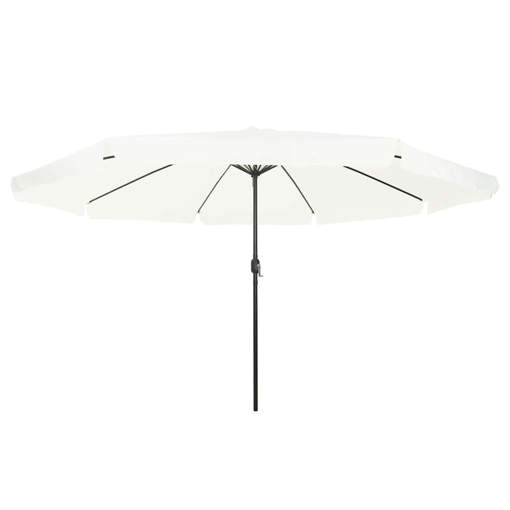 Tuinparasol 395 X 395 X 245 Cm Polyester En Staal Zand
